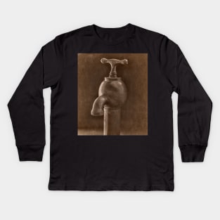 Brass Tap#7 Kids Long Sleeve T-Shirt